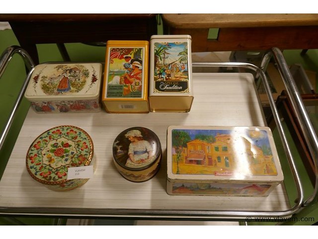 Blikken doosjes - afbeelding 1 van  1