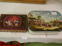 Blikken dozen met sleuteltje - afbeelding 1 van  1