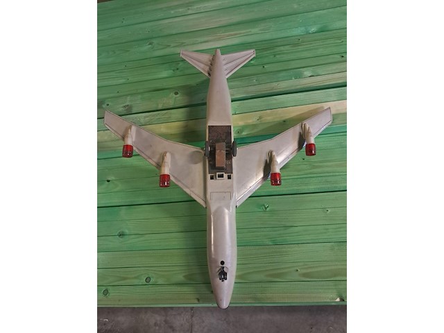 Blikken vliegtuig air france l 550 mm b 470 mm h 170 mm - afbeelding 6 van  7