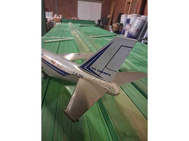 Blikken vliegtuig air france l 550 mm b 470 mm h 170 mm - afbeelding 4 van  7