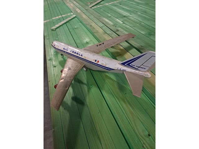 Blikken vliegtuig air france l 550 mm b 470 mm h 170 mm - afbeelding 5 van  7