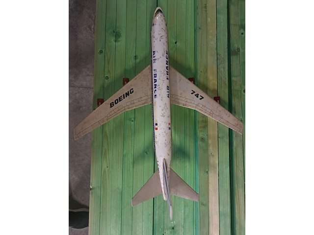 Blikken vliegtuig air france l 550 mm b 470 mm h 170 mm - afbeelding 7 van  7