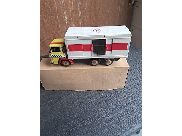 Blikken vrachtwagen hs l 340mm b 100mm h 150mm - afbeelding 1 van  8