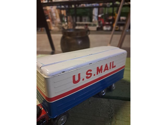 Blikken vrachtwagen u.s. mail made in japan - afbeelding 2 van  6