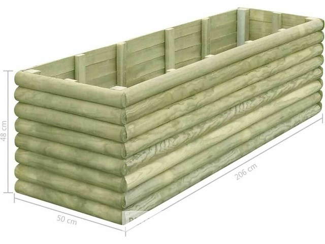 Bloembak, afm 50x150x48cm - afbeelding 1 van  2