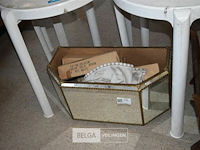 Bloembak en spiegel 65x30x30cm - afbeelding 1 van  4