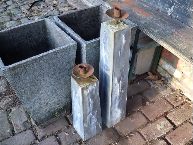 Bloembak (x2) & kaarshouder (x2) - afbeelding 4 van  4