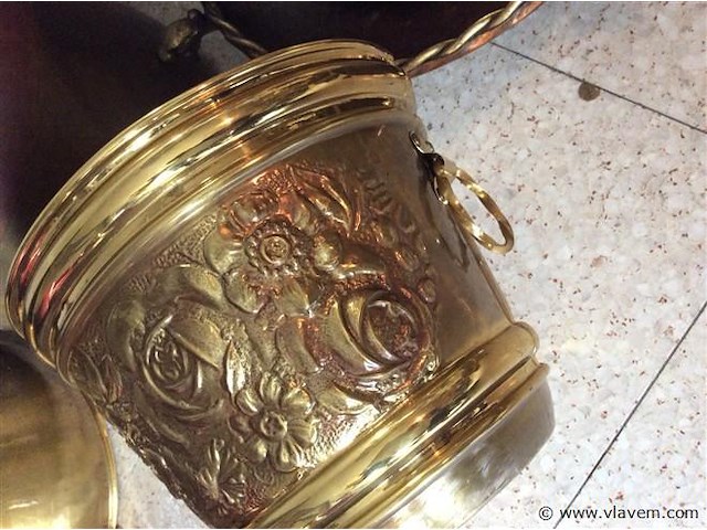 Bloemenpot koper - afbeelding 2 van  2