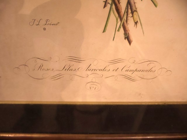 Bloemenprent in kader (x2) - afbeelding 5 van  6