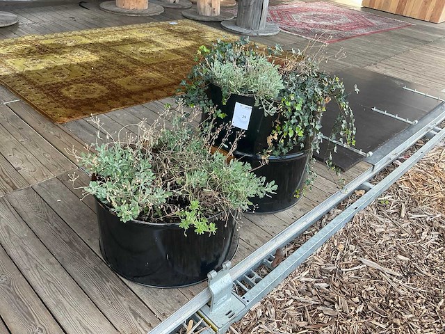 Bloempot (2x) - afbeelding 1 van  4