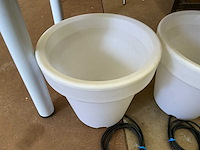 Bloempot met led verlichting (3x) - afbeelding 2 van  4