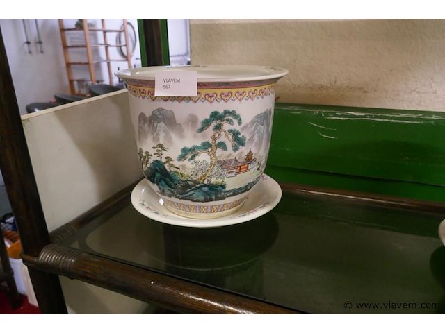 Bloempot op schaal - afbeelding 1 van  1