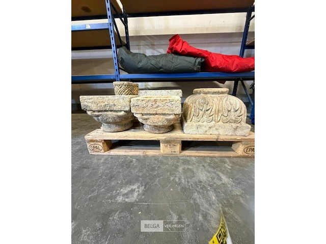 Bloempot op zuil + voet - afbeelding 5 van  6