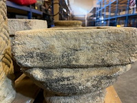 Bloempot op zuil + voet - afbeelding 2 van  6