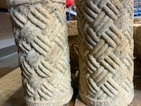 Bloempot op zuil + voet - afbeelding 6 van  6