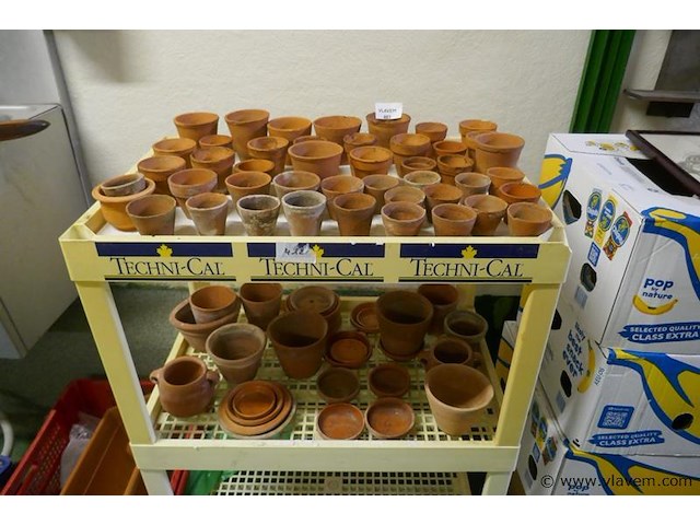 Bloempotjes en schaaltjes - afbeelding 1 van  1