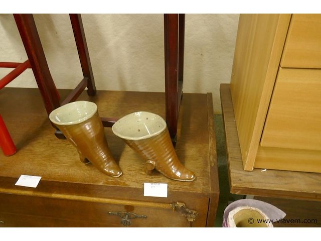 Bloempotjes in vorm van laars - afbeelding 1 van  1