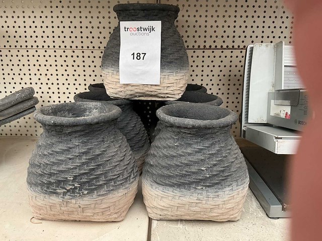 Bloempotten (8x) - afbeelding 1 van  1