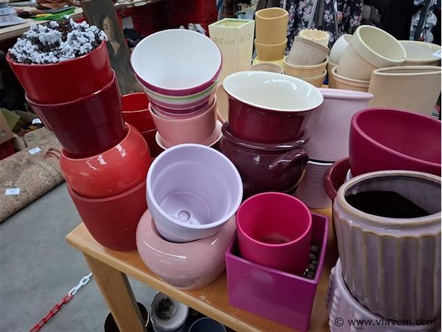 Bloempotten - afbeelding 2 van  3