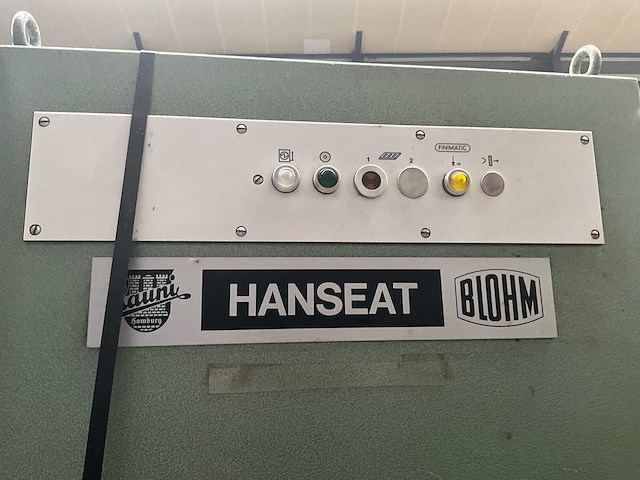 Blohm - hanseat 75 - vlakslijpmachine - afbeelding 7 van  8