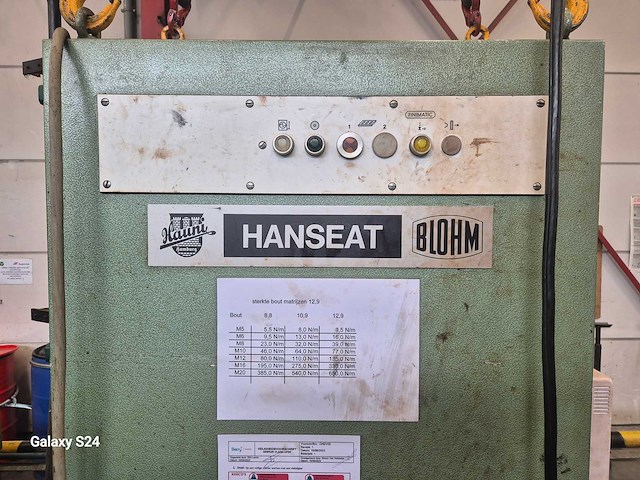 Blohm - hanseat 75 - vlakslijpmachine - afbeelding 3 van  8