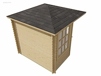 Blokhut - tuinhuis jos 250x250x242cm... - afbeelding 3 van  8