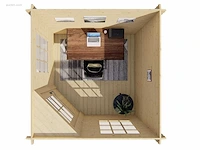 Blokhut - tuinhuis jos 250x250x242cm... - afbeelding 4 van  8
