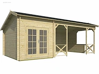 Blokhut - tuinhuis kukka 230x350x279cm tuindeco - afbeelding 2 van  9