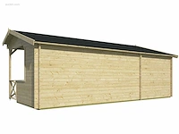 Blokhut - tuinhuis kukka 230x350x279cm tuindeco - afbeelding 3 van  9
