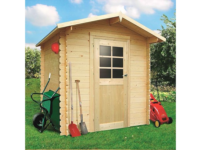 Blokhut essen 3,1 m2 1980x1980x2180 gratis bezorging - afbeelding 1 van  7