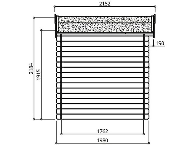 Blokhut essen 3,1 m2 1980x1980x2180 gratis bezorging - afbeelding 7 van  7