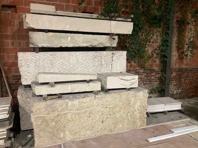 Blokken witsteen volgens beschrijving - afbeelding 5 van  8
