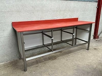 Blokvak - stainless steel cutting table