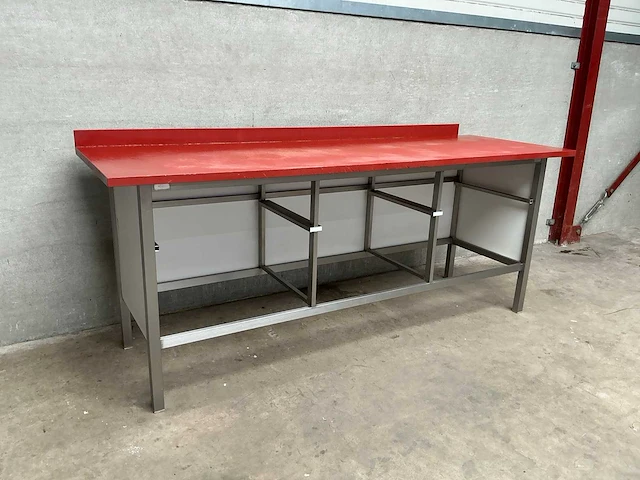 Blokvlak - rvs snijtafel - afbeelding 1 van  4