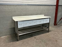 Blokvlak - rvs werktafel snijtafel - afbeelding 1 van  5