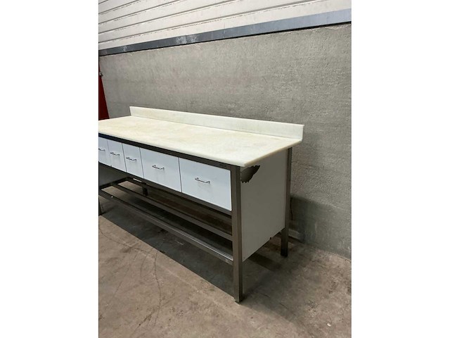 Blokvlak - rvs werktafel snijtafel - afbeelding 3 van  5