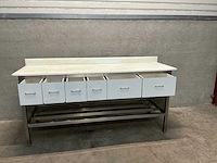 Blokvlak - rvs werktafel snijtafel - afbeelding 5 van  5
