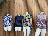 Blouse 1 cobalt flower maat xs - afbeelding 5 van  5