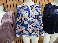 Blouse 3 cobalt flower maat xs - afbeelding 1 van  4