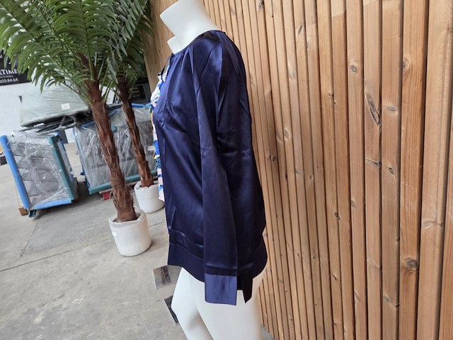 Blouse 3 deep blue maat l - afbeelding 2 van  3