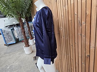 Blouse 3 deep blue maat m - afbeelding 2 van  3