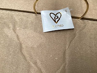 B.loved armband vlinder goudkleurig (66x) - afbeelding 4 van  4