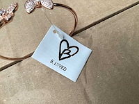 B.loved armband vlinder rosé (54x) - afbeelding 4 van  5