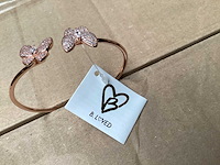 B.loved armband vlinder rosé (54x) - afbeelding 5 van  5
