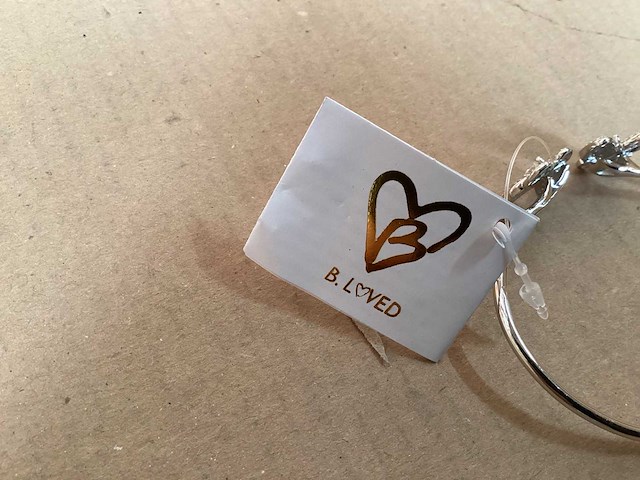 B.loved armband vlinder zilver (29x) - afbeelding 4 van  4