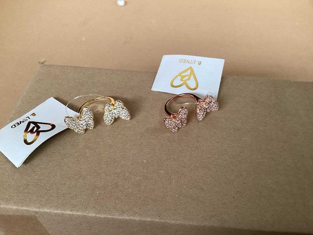 B.loved mixkavel ring vlinder (34x) - afbeelding 1 van  1