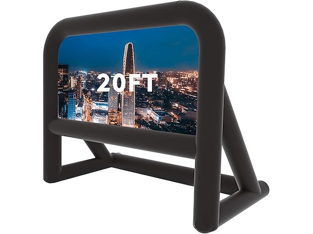 Blow-up projectiescherm 5,66m diagonaal - afbeelding 1 van  4