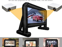 Blow-up projectiescherm 5,66m diagonaal - afbeelding 3 van  4