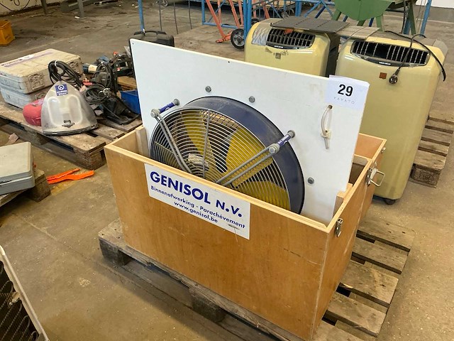 Blower door ventilator + mobiele airco (2x) + diversen - afbeelding 1 van  7