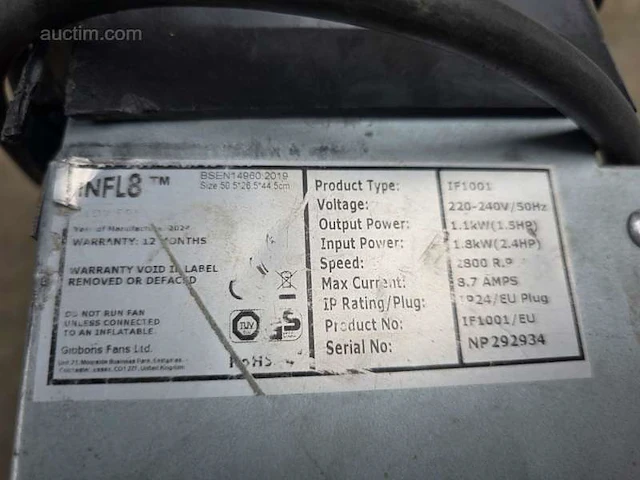 Blower infl8 if1001 - afbeelding 3 van  6